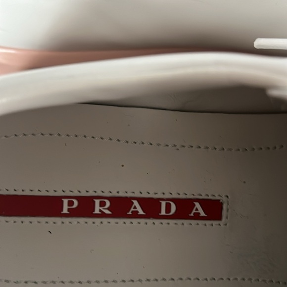 Prada white sneakers línea Rossa - Picture 3 of 11